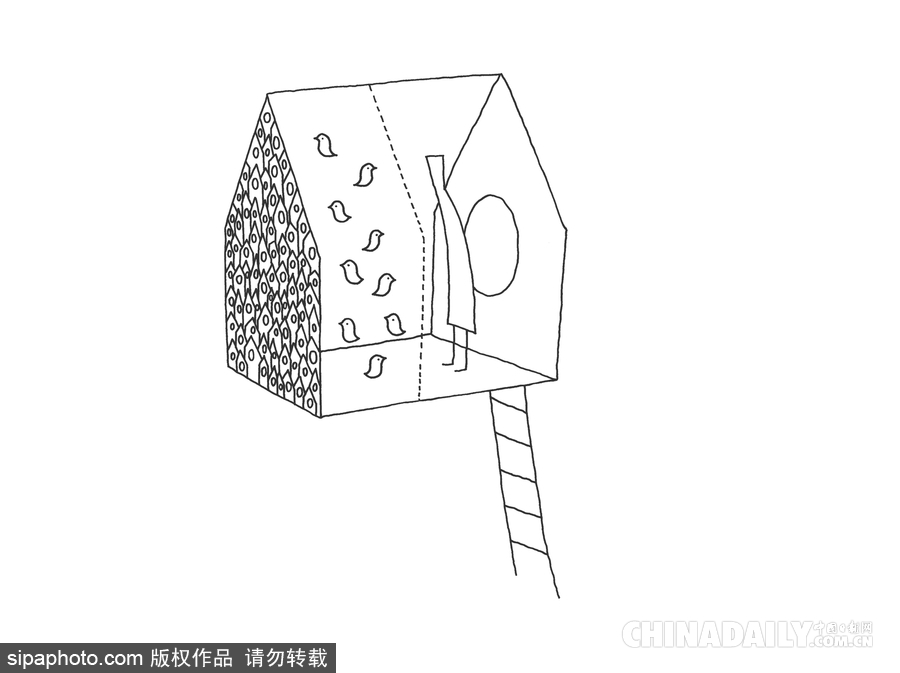 令人驚嘆！日本建筑公司筑起共享樹屋 人類可與鳥兒在屋內(nèi)同住