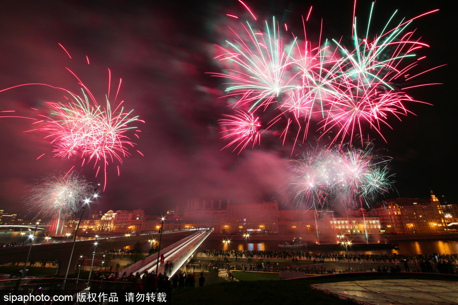 莫斯科870歲生日！全城洋溢節(jié)日氣氛