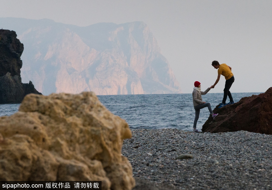 俄羅斯克里米亞黑海沿岸風(fēng)光美景