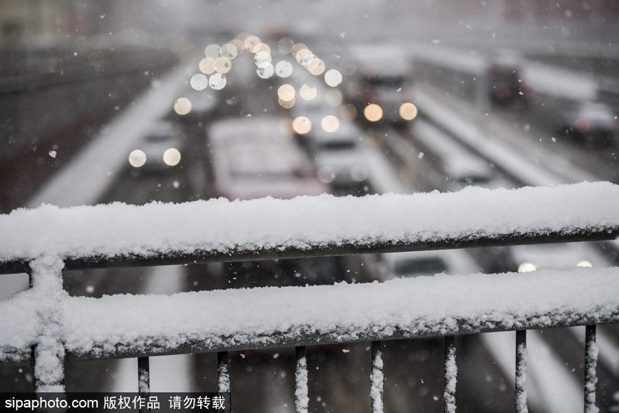 瑞典迎來(lái)今年第一場(chǎng)降雪 嚴(yán)重影響當(dāng)?shù)亟煌?/></p>

<p align=