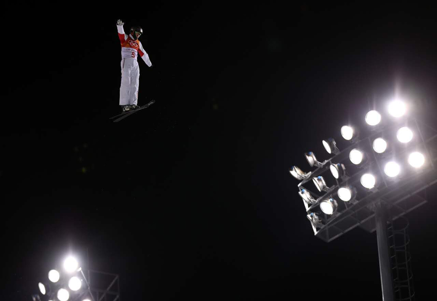 平昌冬奧會自由式滑雪男子空中技巧決賽舉行 中國選手賈宗洋獲得亞軍