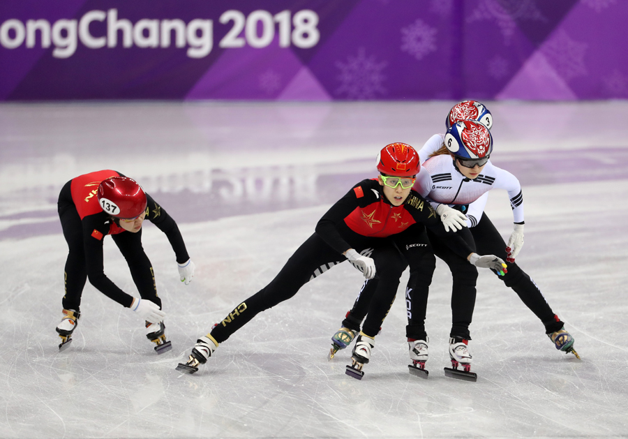 平昌冬奧會短道速滑女子3000米接力決賽舉行