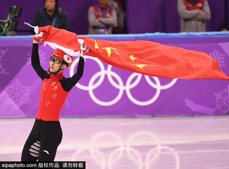 2018平昌冬奧會(huì)短道速滑：男子500米決賽 武大靖奪金