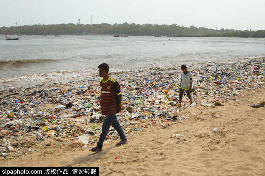 印度海灘成垃圾場 環(huán)保志愿者數(shù)年如一日堅持清理