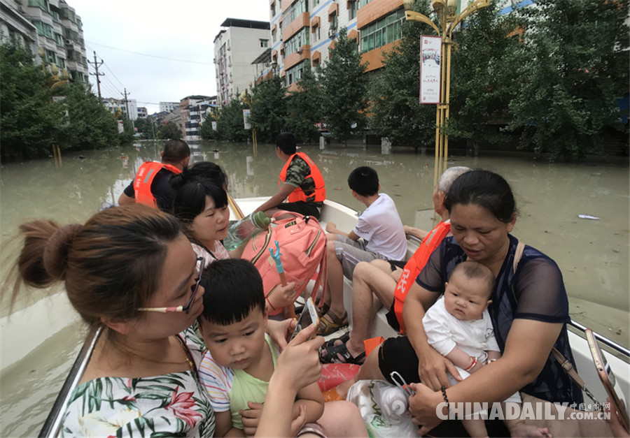 重慶長(zhǎng)江、嘉陵江、涪江洪水過境