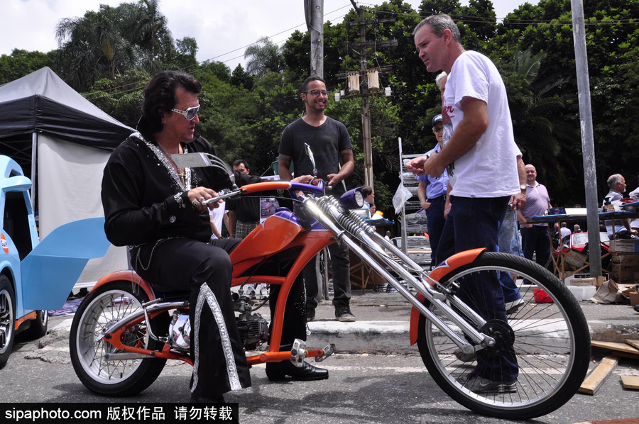 愛車人士大飽眼福！超百輛古董汽車在巴西圣保羅集會展出